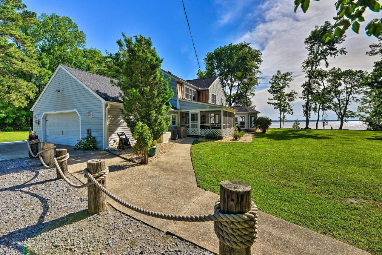 Bayfront Blounts Creek Home Private Beach And Dock! Whichard Beach 外观 照片