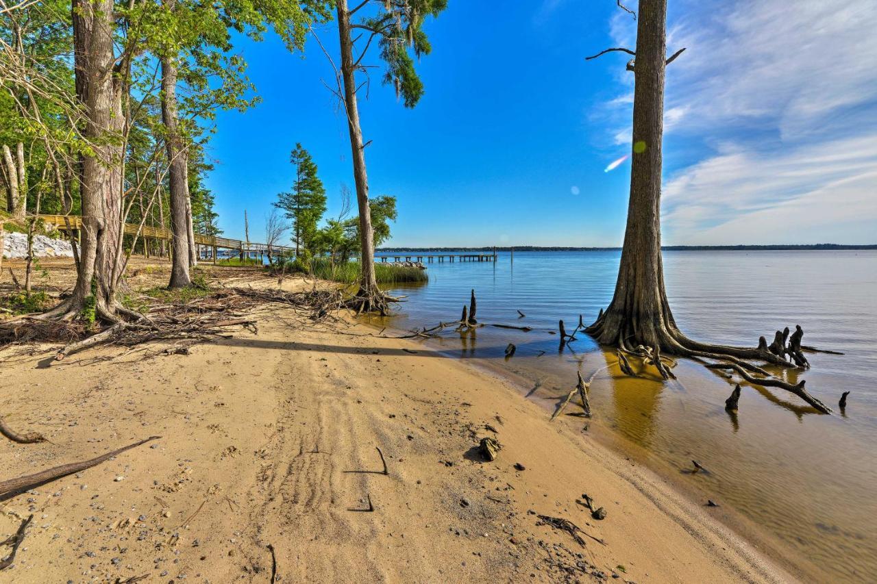Bayfront Blounts Creek Home Private Beach And Dock! Whichard Beach 外观 照片