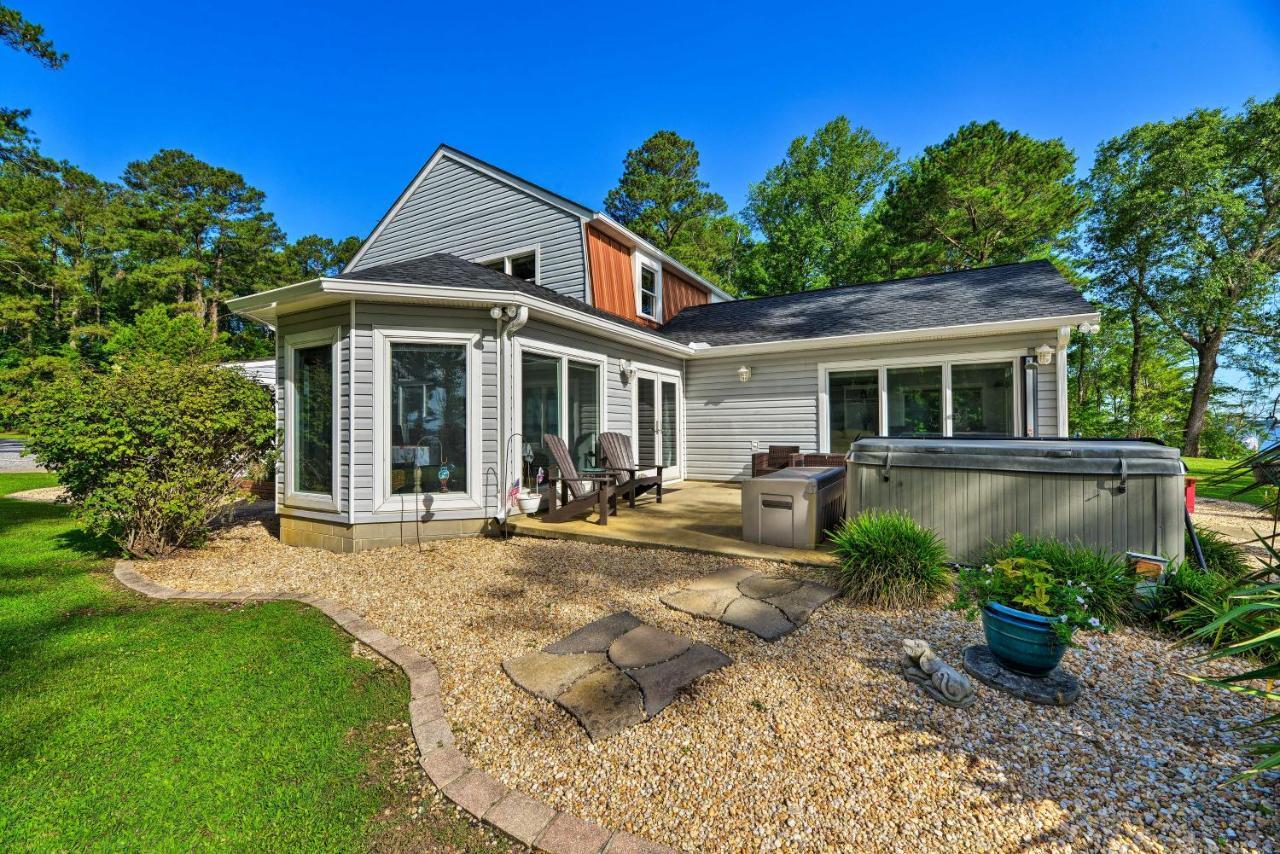 Bayfront Blounts Creek Home Private Beach And Dock! Whichard Beach 外观 照片