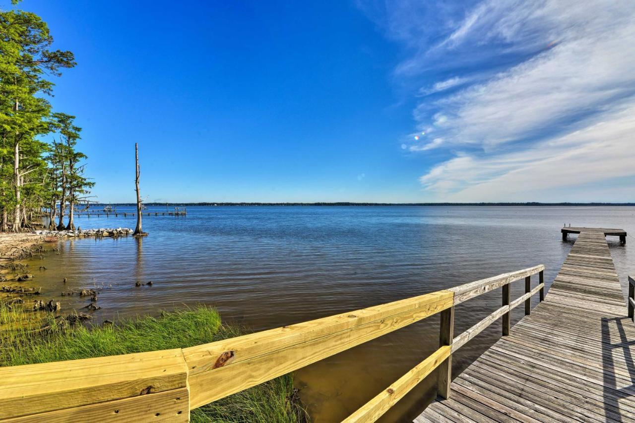 Bayfront Blounts Creek Home Private Beach And Dock! Whichard Beach 外观 照片